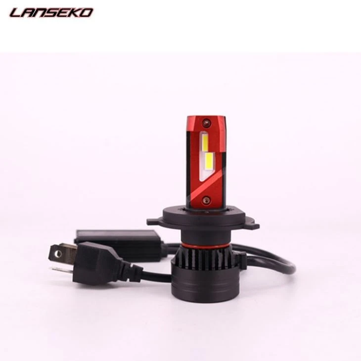 F3 Bylbiau LED gan oleuadau cerbydau H4 isel uchel darlledu 10000LM