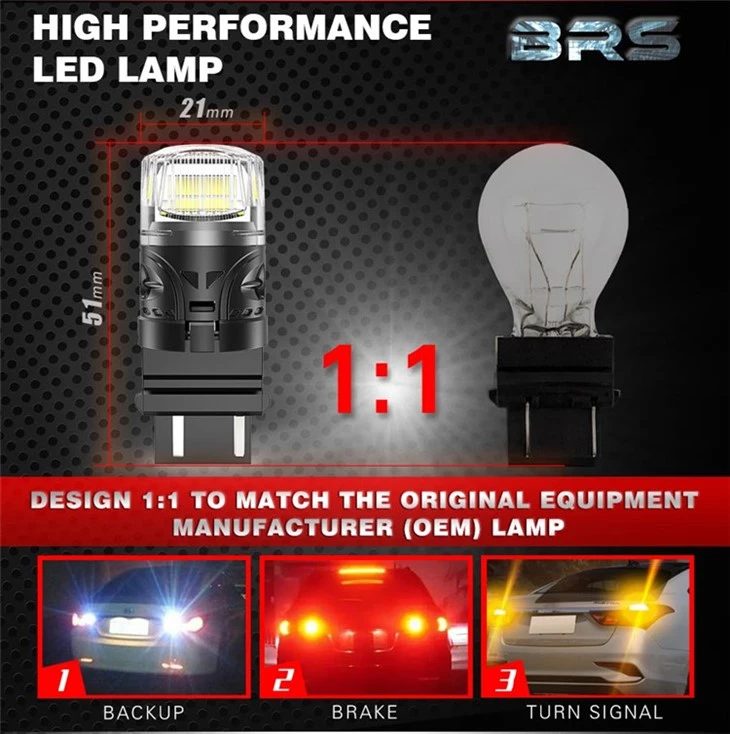 Non Polarity Super Bright 1157 360 Degree LED Lamp