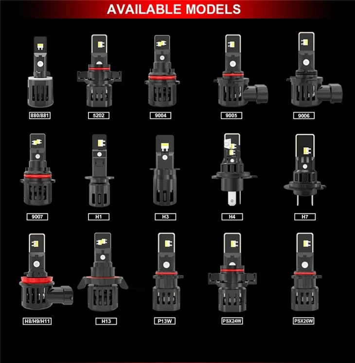 Non-Polar Auto 6500k 6000LM H3 Fit Car Motorcycles And Truck