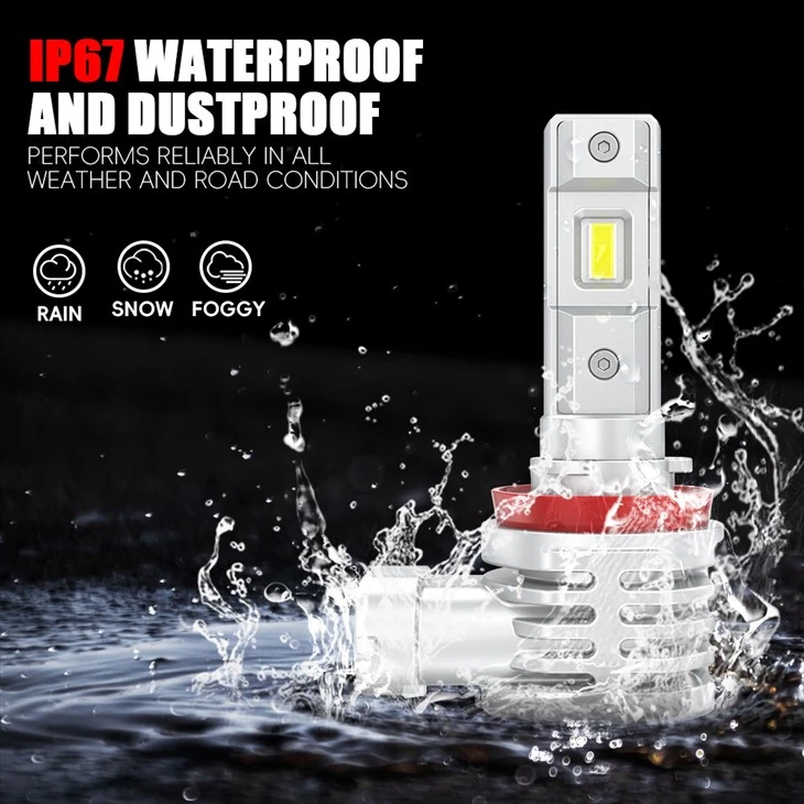 Fanless H4 Led Headlight Bulbs factory
